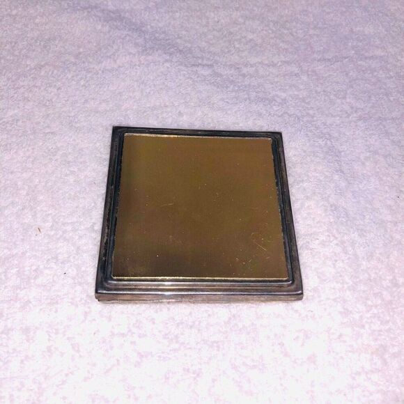 Vintage Y2K Black Gray Zebra Wallet Expandable Wristlet Mirror Compact Set - Picture 6 of 7